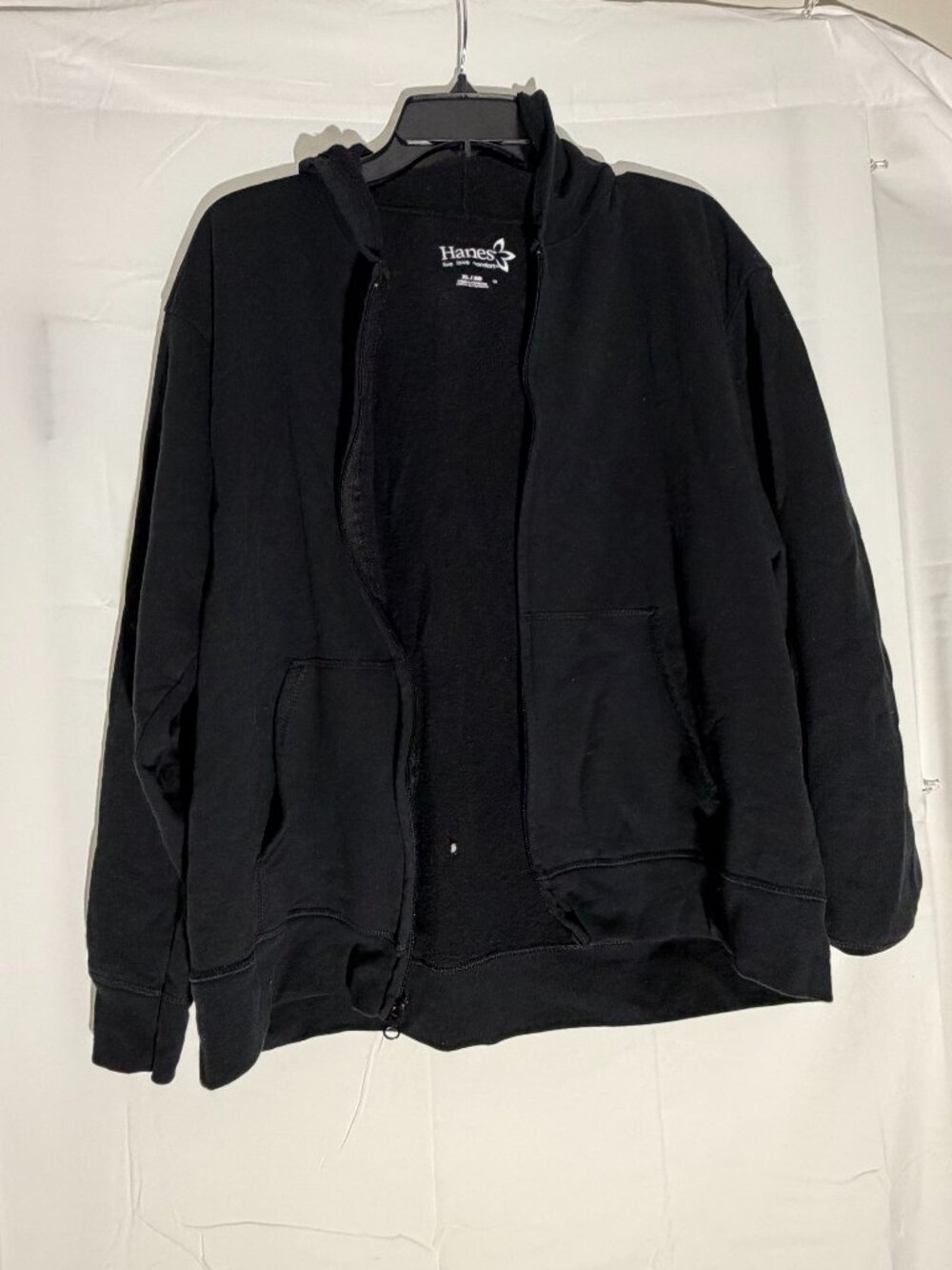 Womens Sweat Jacket, Size XL Hanes Brand